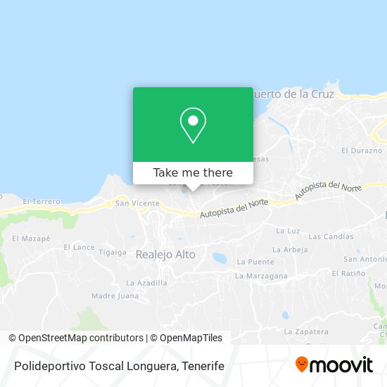 Polideportivo Toscal Longuera map