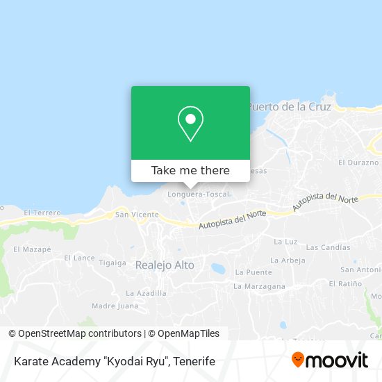Karate Academy "Kyodai Ryu" map