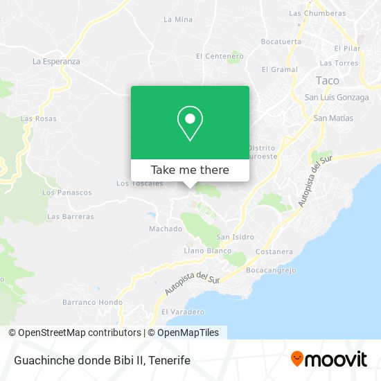 Guachinche donde Bibi II map