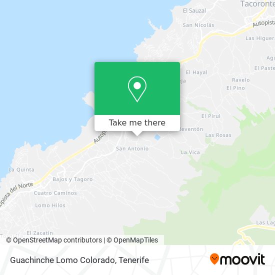 Guachinche Lomo Colorado map