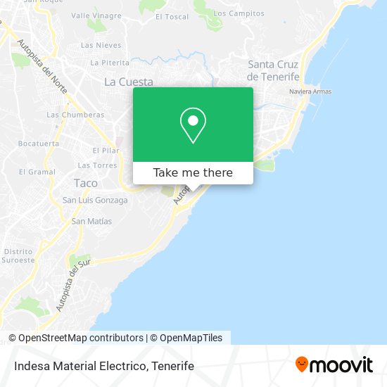 Indesa Material Electrico map
