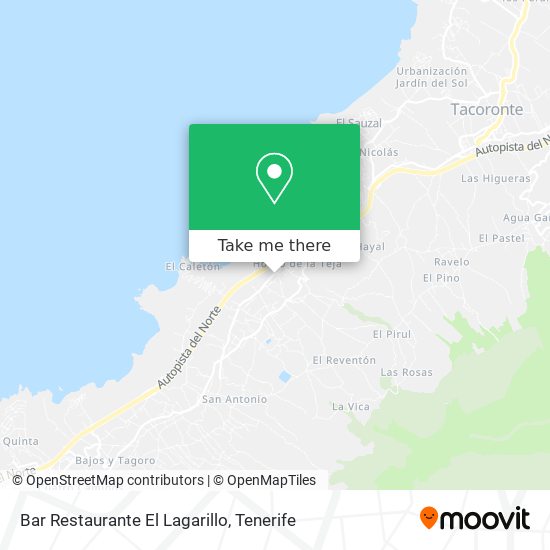 Bar Restaurante El Lagarillo map