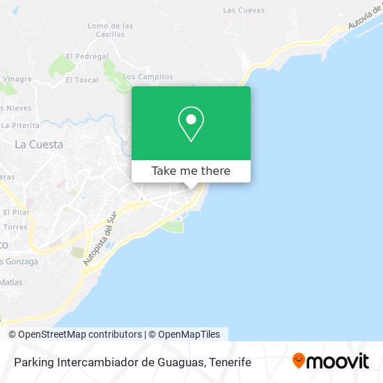 mapa Parking Intercambiador de Guaguas