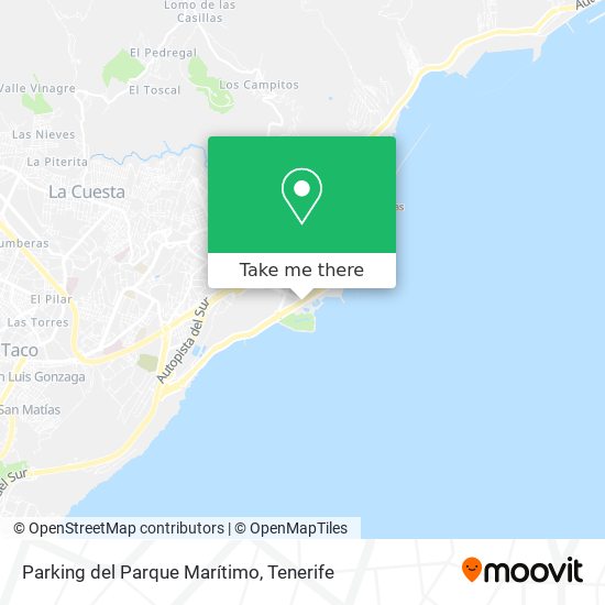 Parking del Parque Marítimo map