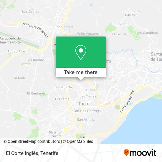 mapa El Corte Inglés