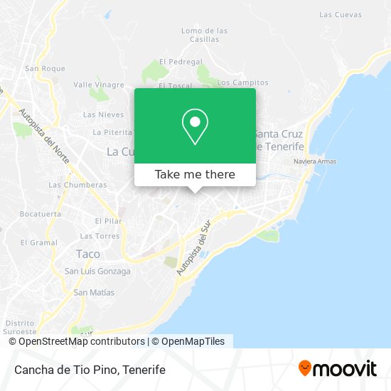 Cancha de Tio Pino map