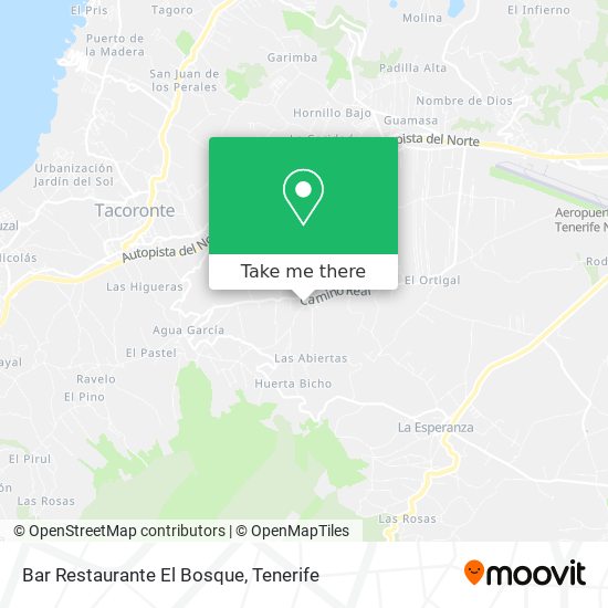 Bar Restaurante El Bosque map