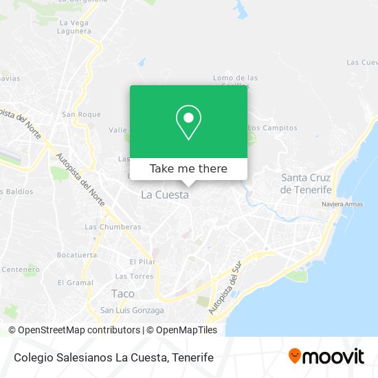 Colegio Salesianos La Cuesta map