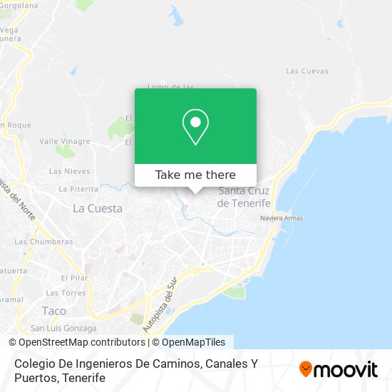 Colegio De Ingenieros De Caminos, Canales Y Puertos map