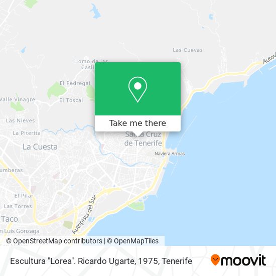 Escultura "Lorea". Ricardo Ugarte, 1975 map