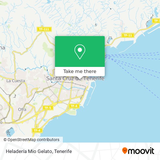 Heladería Mio Gelato map