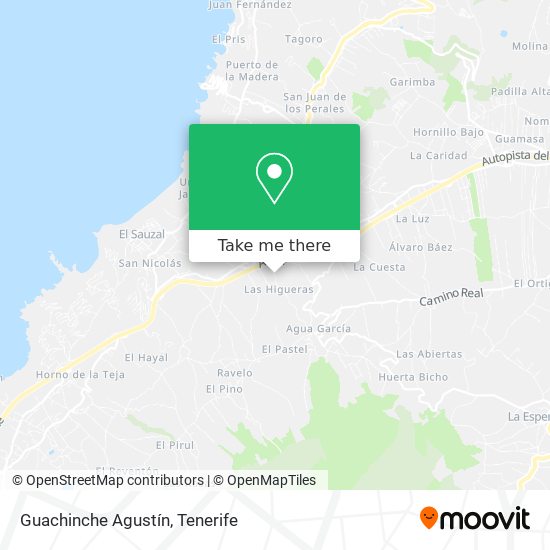 Guachinche Agustín map