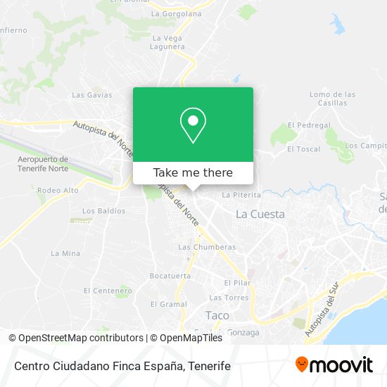 Centro Ciudadano Finca España map
