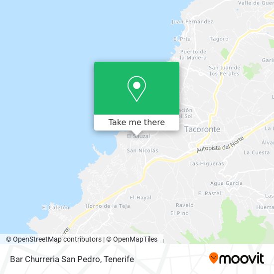 Bar Churreria San Pedro map