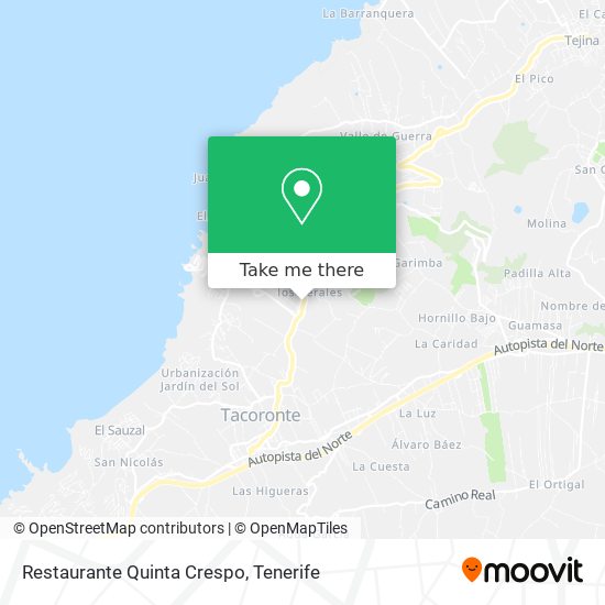 Restaurante Quinta Crespo map