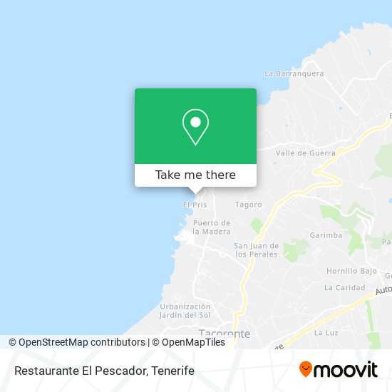 Restaurante El Pescador map
