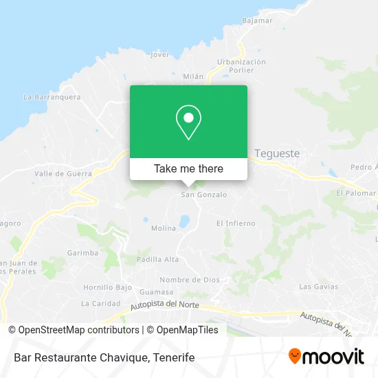 Bar Restaurante Chavique map
