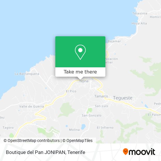 Boutique del Pan JONIPAN map