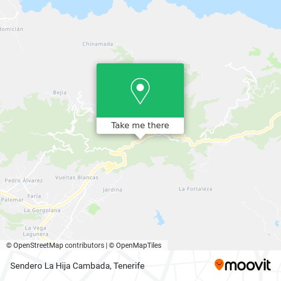 mapa Sendero La Hija Cambada