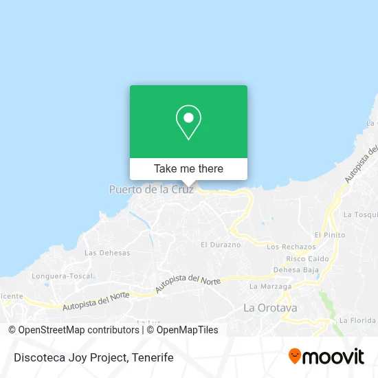 Discoteca Joy Project map
