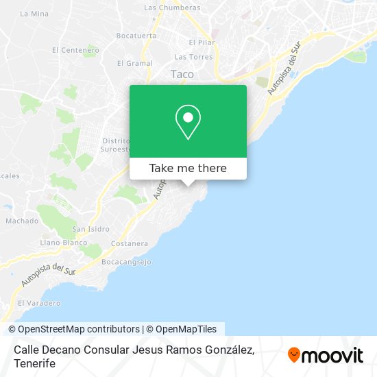 Calle Decano Consular Jesus Ramos González map