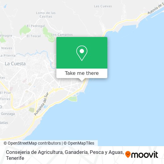 Consejeria de Agricultura, Ganadería, Pesca y Aguas map