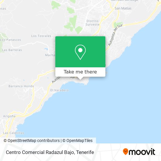 Centro Comercial Radazul Bajo map