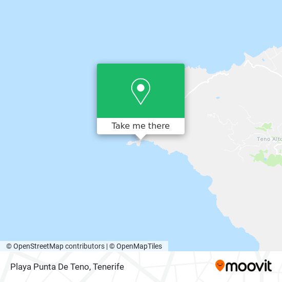 mapa Playa Punta De Teno