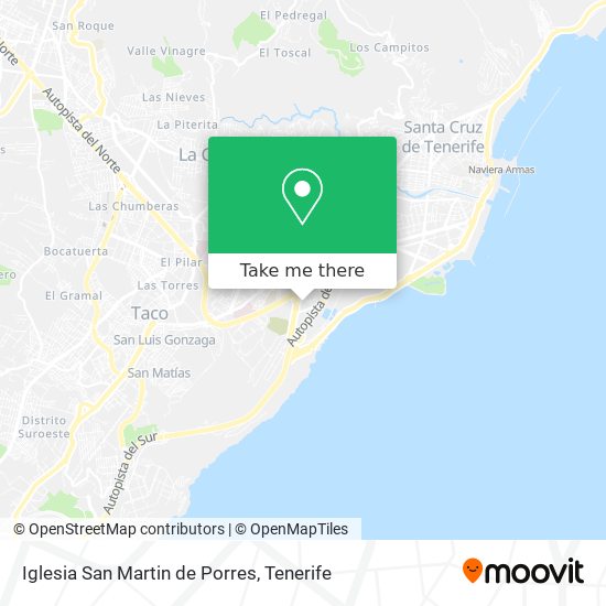 Iglesia San Martin de Porres map