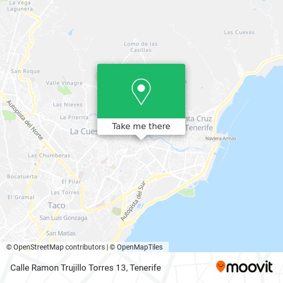 mapa Calle Ramon Trujillo Torres 13