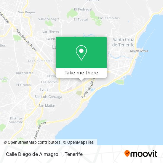 Calle Diego de Almagro 1 map
