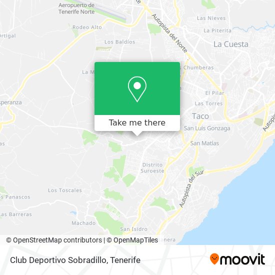 Club Deportivo Sobradillo map