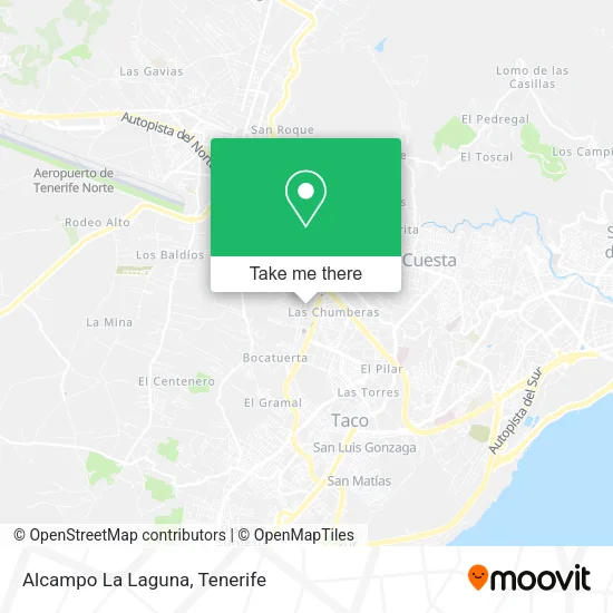 Alcampo La Laguna map