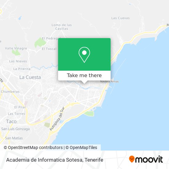 mapa Academia de Informatica Sotesa