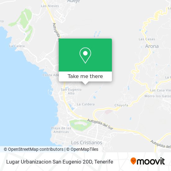 Lugar Urbanizacion San Eugenio 20D map
