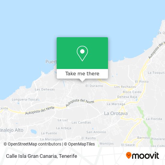 Calle Isla Gran Canaria map