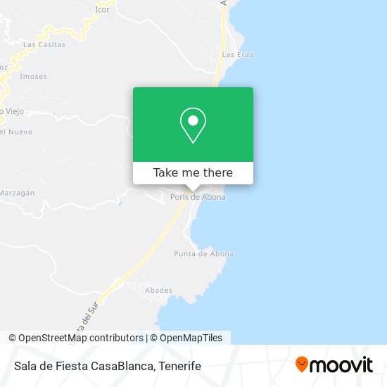 Sala de Fiesta CasaBlanca map