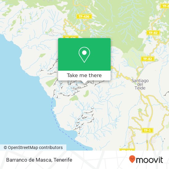 mapa Barranco de Masca