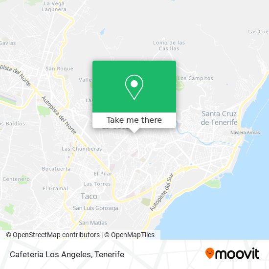 Cafeteria Los Angeles map