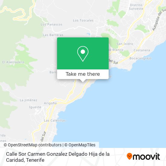 Calle Sor Carmen Gonzalez Delgado Hija de la Caridad map
