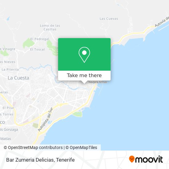 mapa Bar Zumeria Delicias