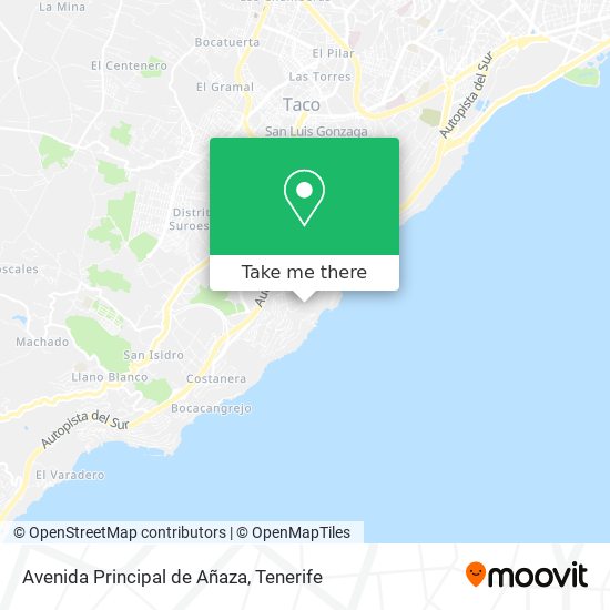 Avenida Principal de Añaza map
