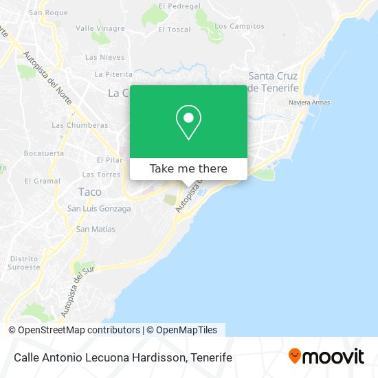 Calle Antonio Lecuona Hardisson map