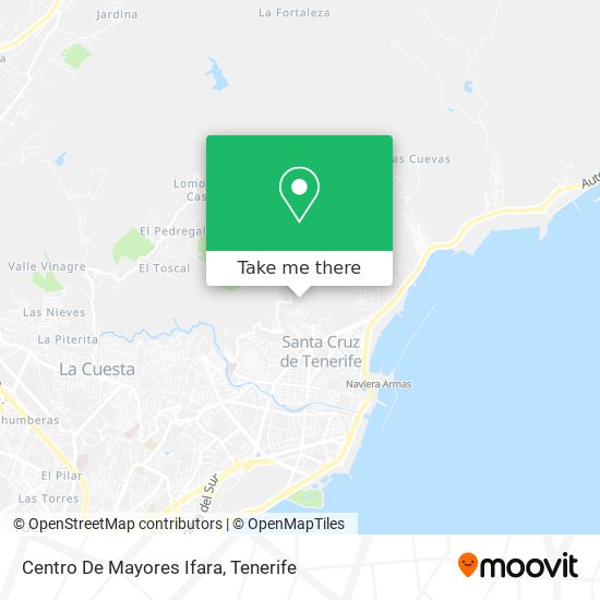 mapa Centro De Mayores Ifara
