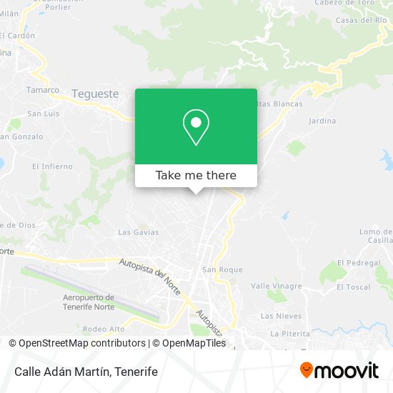 Calle Adán Martín map