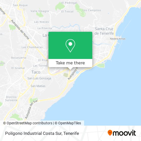 Polígono Industrial Costa Sur map
