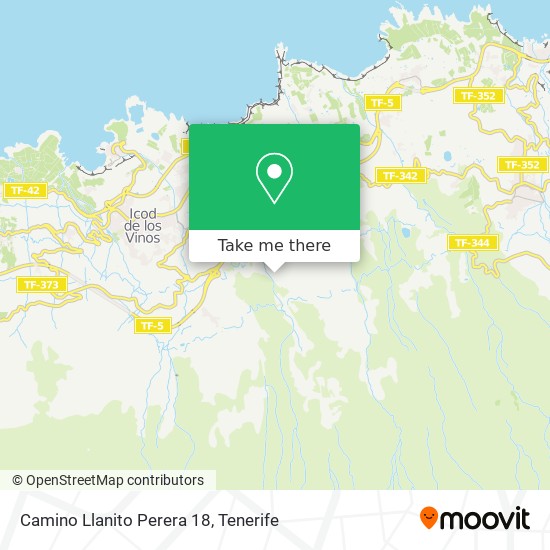 Camino Llanito Perera 18 map