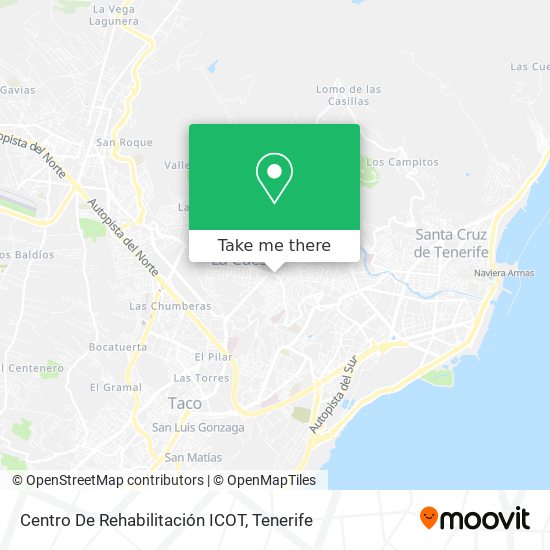 Centro De Rehabilitación ICOT map