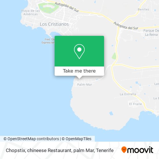 Chopstix, chineese Restaurant, palm Mar map