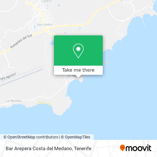 Bar Arepera Costa del Medano map